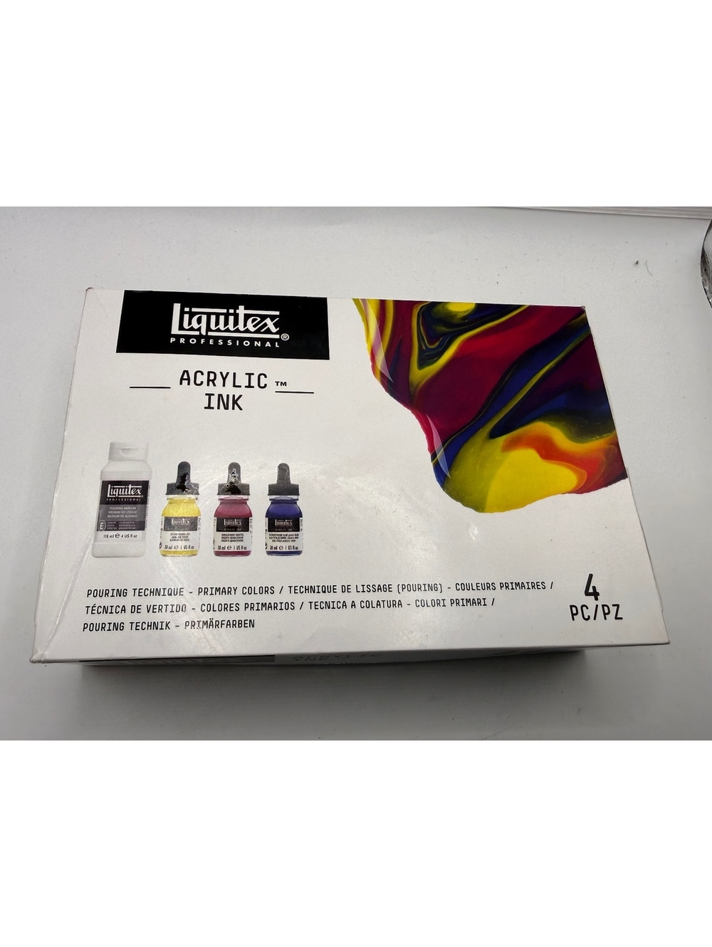 Liquitex Professional Acrylic Ink Pouring Technique Primary Colors Set